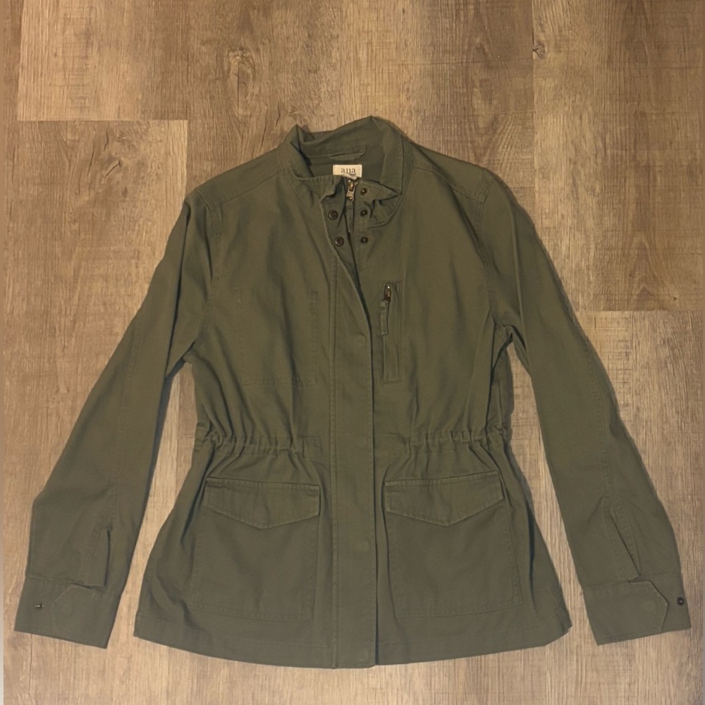 a.n.a size small, green jacket